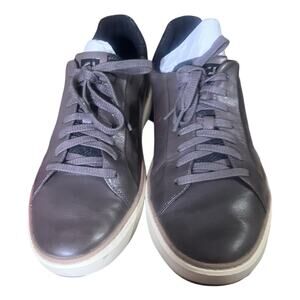 Cole Haan Lace Up Top Spin Leather Sneaker Pavement Tweed NWT Size 12